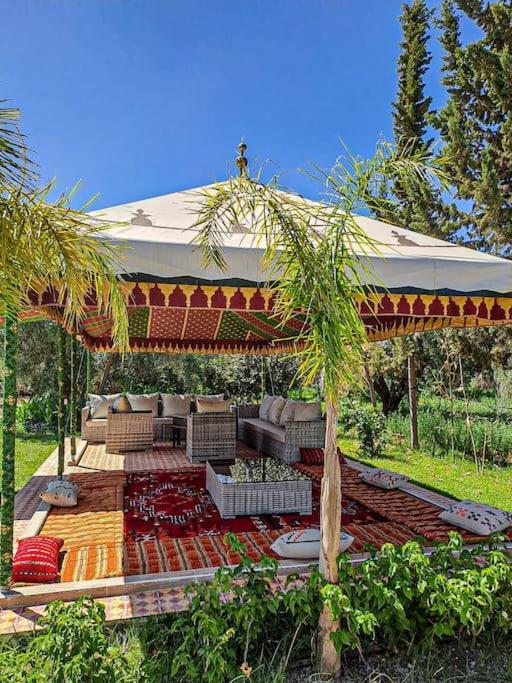 Ferme De Vacances Avec Une Grande Villa A Marrakech Marrakesh Eksteriør billede
