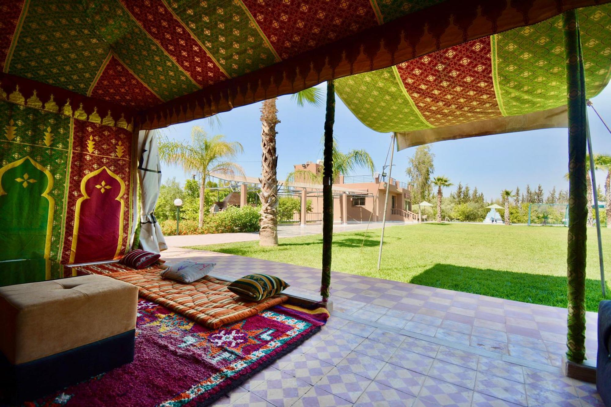 Ferme De Vacances Avec Une Grande Villa A Marrakech Marrakesh Eksteriør billede